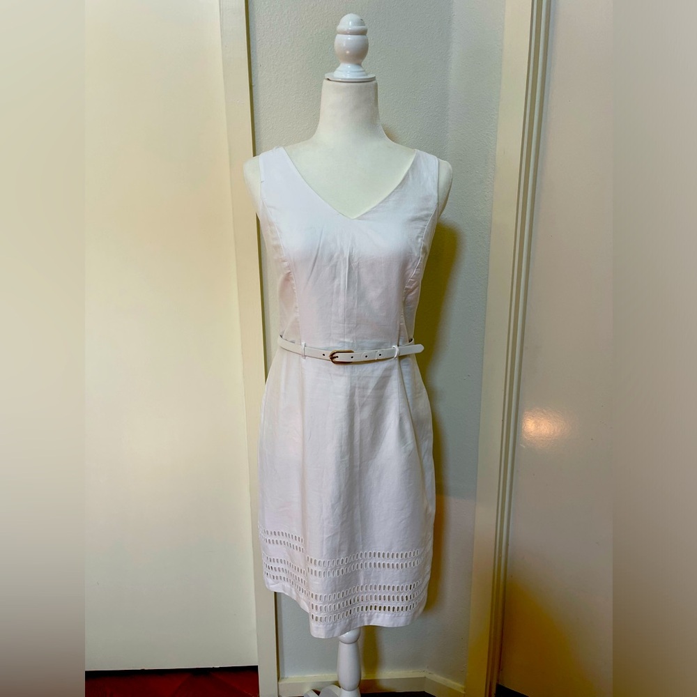 Tommy Hilfiger NEW Women's Sleeveless White Dress Size 2 - Picture 2 of 16